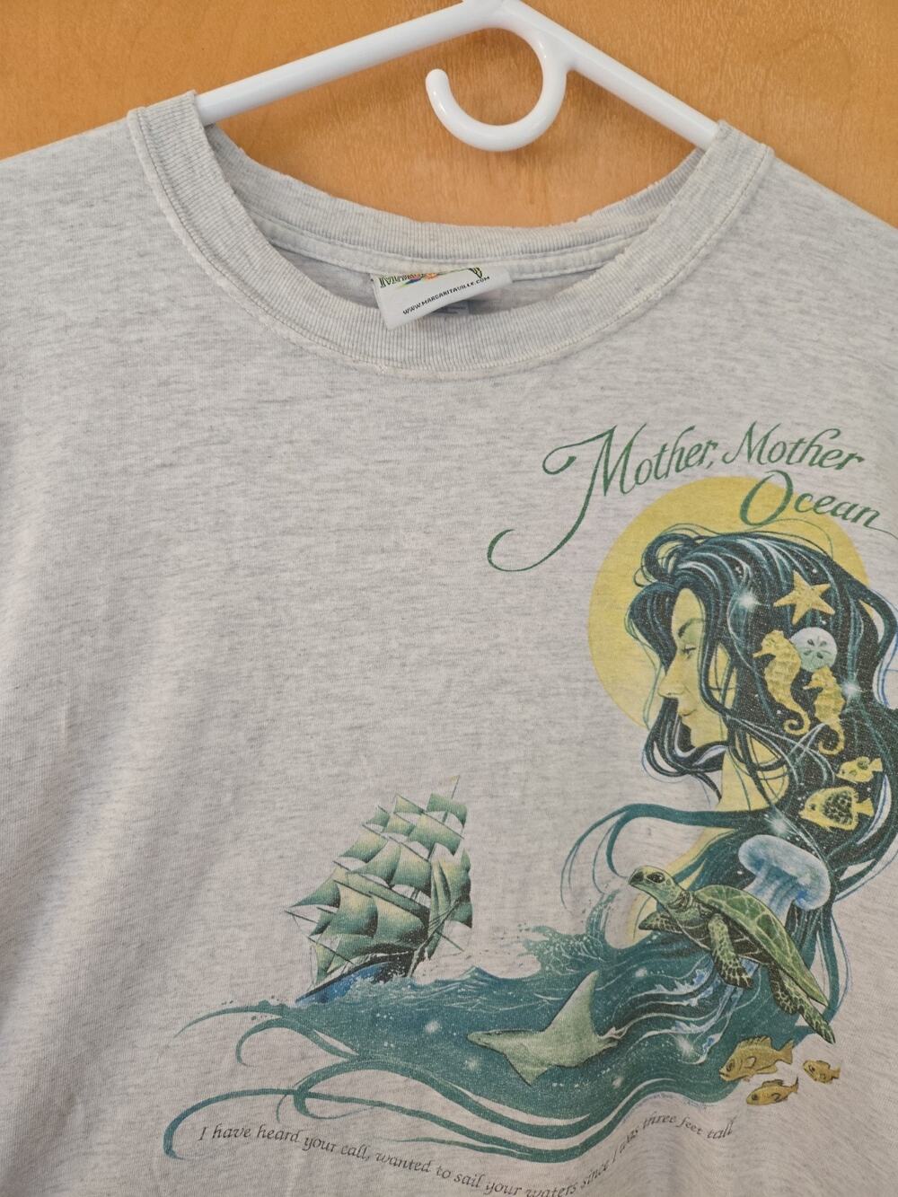 Vintage Caribbean Soul Mother Ocean Single Stitch Jimmy Buffett 1993 T-Shirt 2XL